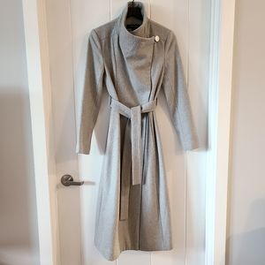 Kenneth Cole Fencer Melton Wool Maxi Coat